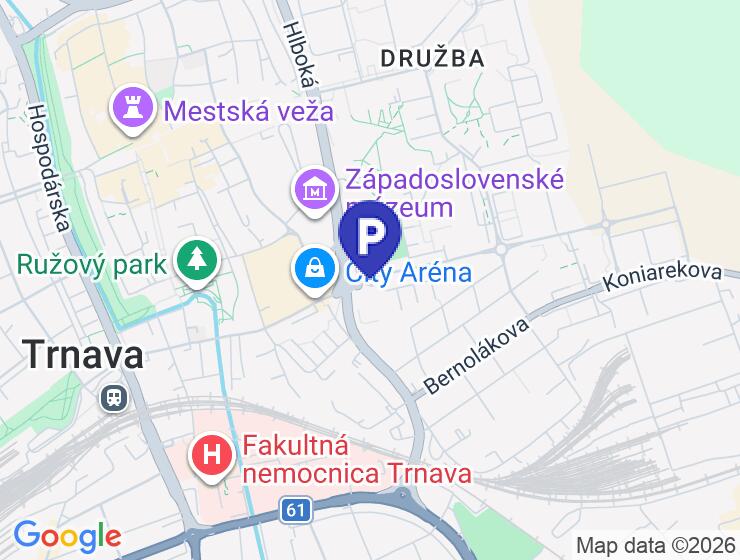 Na predaj murovaná garáž s pozemkom na Spartakovskej ulici v Trnave