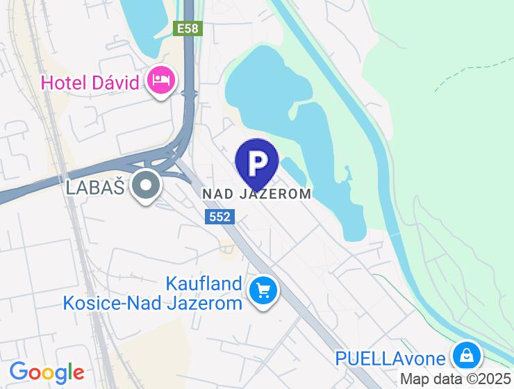 Na predaj murovaná garáž v Košiciach, lokalita Nad jazerom