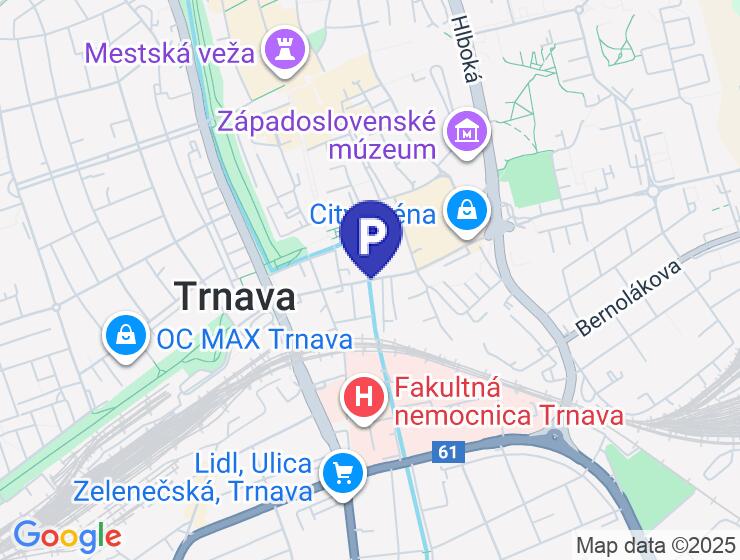 Na predaj murovaná garáž v Trnave na Kollárovej ulici
