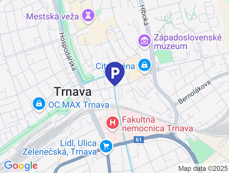 Na predaj murovaná garáž v Trnave na Kollárovej ulici