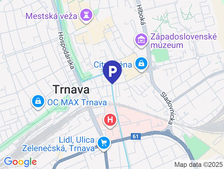 Na predaj murovaná garáž v Trnave na Kollárovej ulici