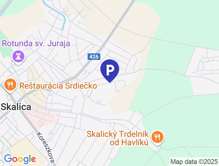 Na predaj nová garáž s elektrinou v Skalici