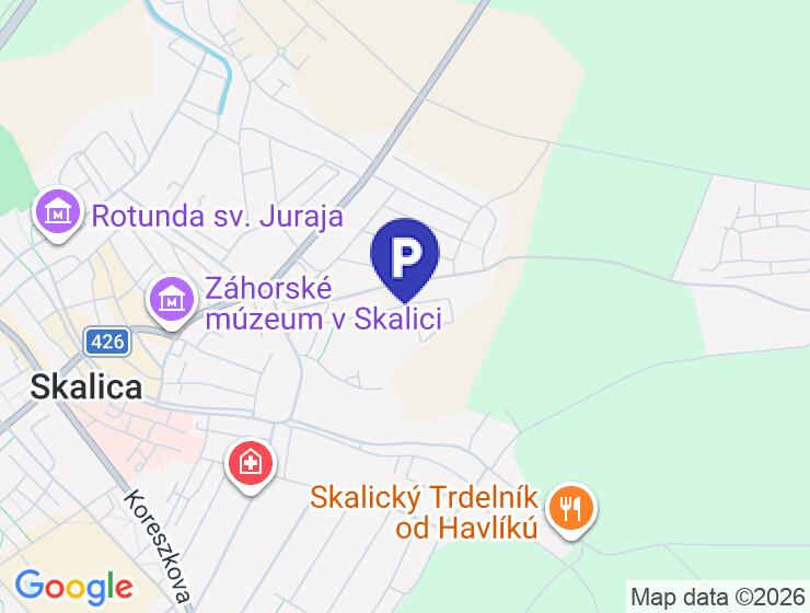 Na predaj nová garáž s pozemkom v Skalici