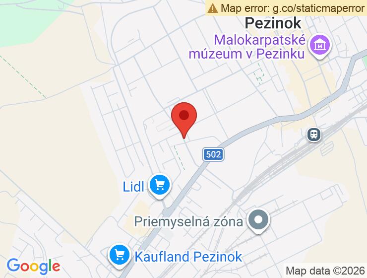 Na predaj panelová garáž v Pezinku na Komenského ulici