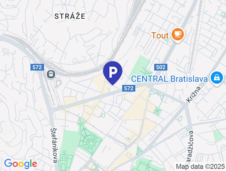 Na predaj parkovacie miesto v garáži na ul. Beskydská, BA I.