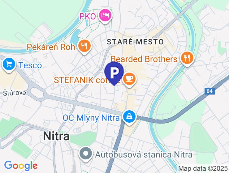 Na predaj parkovacie státie v garáži rezidencie Tabáň, Nitra