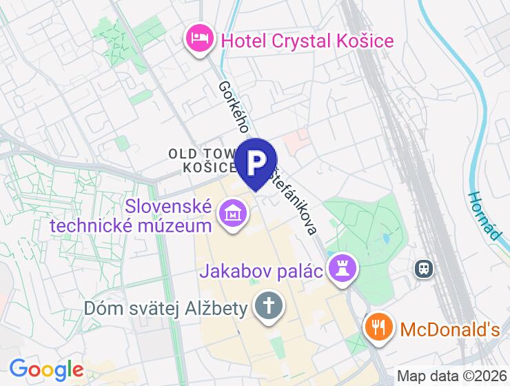 Na predaj parkovacie státie v Košiciach - Staré Mesto