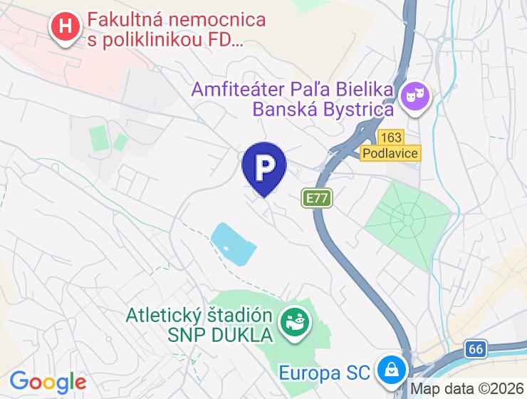 Na predaj podzemná garáž, Nad plážou 33, Banská Bystrica