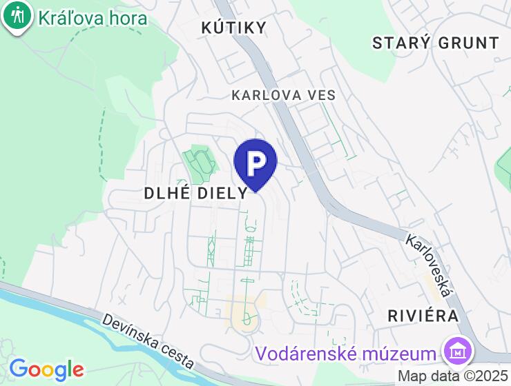 Na predaj podzemná garáž v Karlovej Vsi na ul. Ľudovíta Fullu