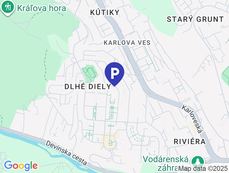 Na predaj podzemná garáž v Karlovej Vsi na ulici Ľudovíta Fullu