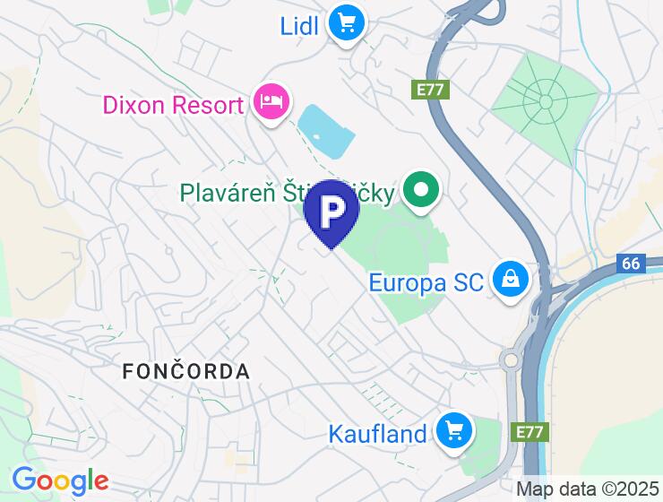 Na predaj podzemné parkovacie státie na Švermovej 42