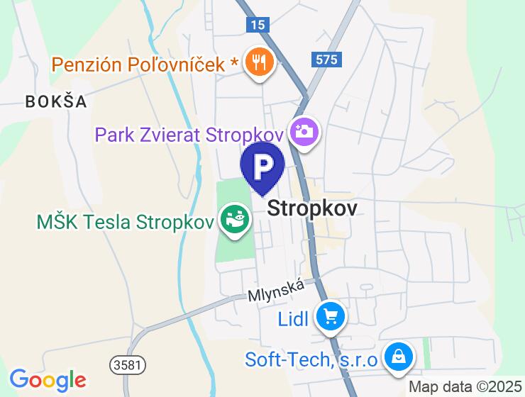 Na predaj priestranná garáž s elektrinou v Stropkove