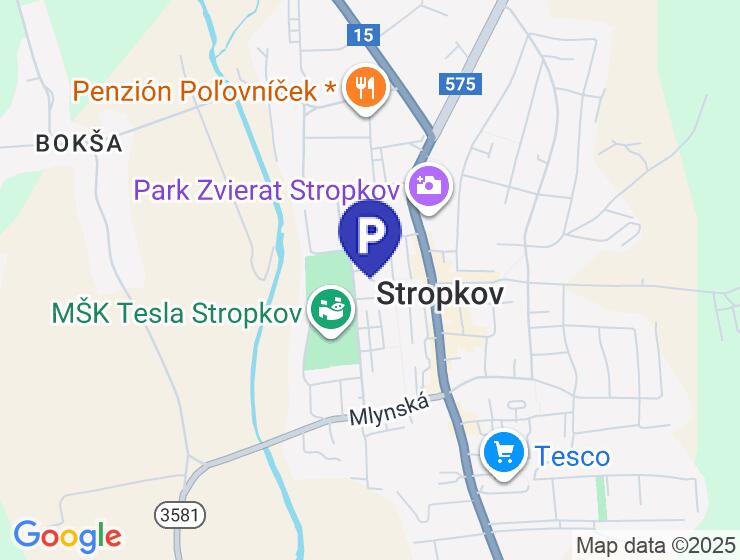 Na predaj priestranná garáž s elektrinou v Stropkove