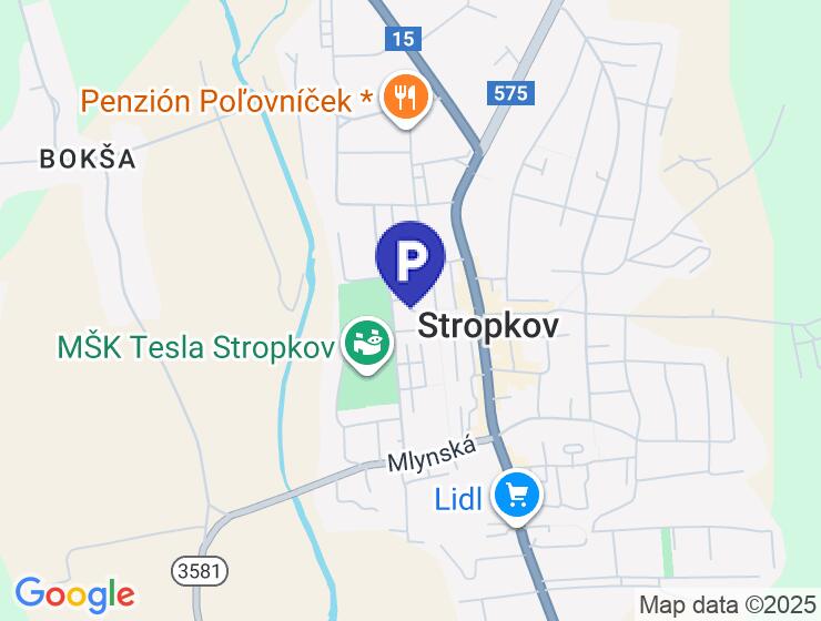 Na predaj priestranná garáž s elektrinou v Stropkove