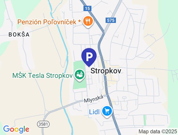 Na predaj priestranná garáž s elektrinou v Stropkove