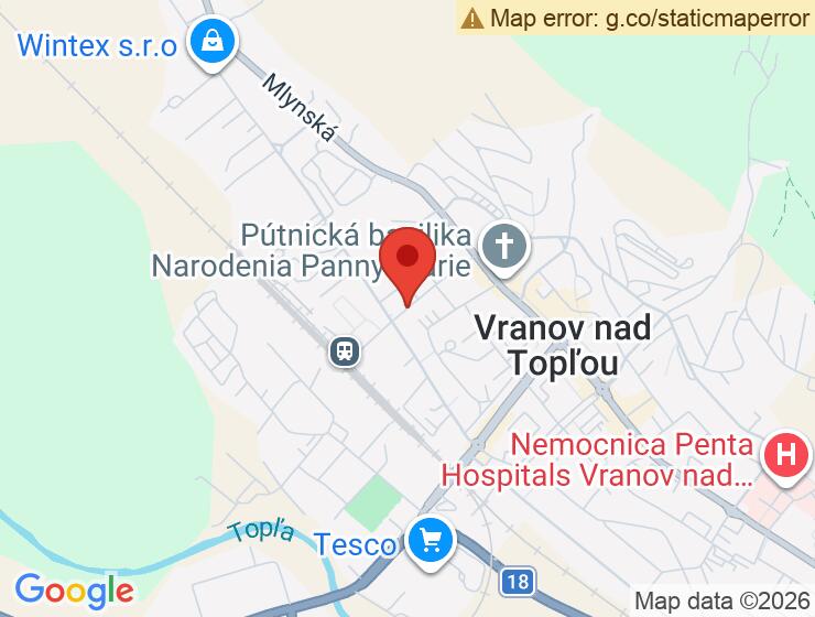 Na predaj samostatná garáž 18 m² na Staničnej ulici, Vranov nad Topľou