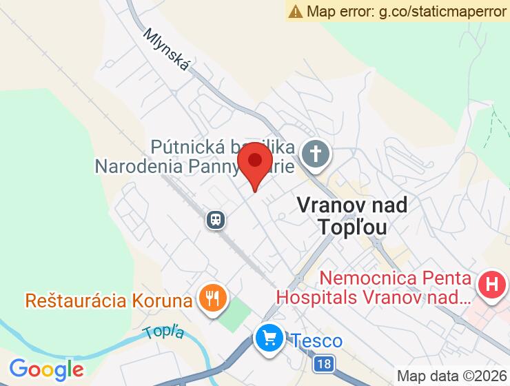 Na predaj samostatná garáž 18 m² na Staničnej ulici, Vranov nad Topľou