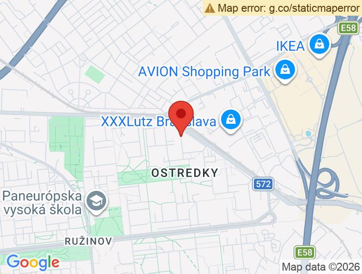 Na predaj samostatná garáž na ulici Planét v Ružinove