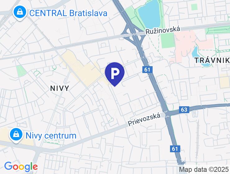 Na predaj samostatná garáž na ulici Ružová dolina, Bratislava