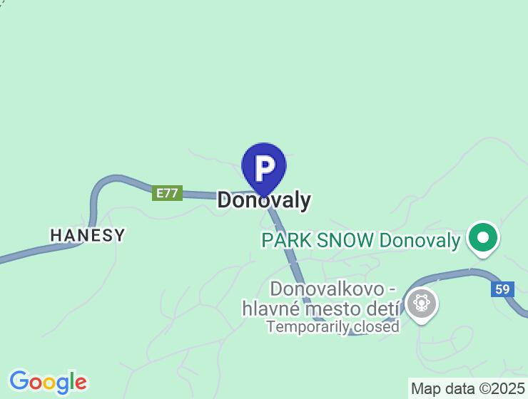 Na predaj uzavretá garáž v RESIDENCE HOTEL Donovaly