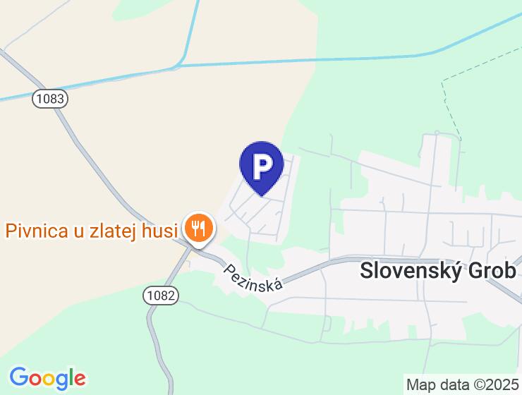 Na predaj vnútorné garážové státie v Slovenskom Grobe za 17.000,- Eur