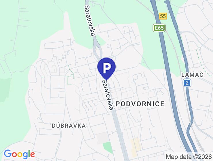Na predaj vnútorné parkovacie státie na Saratovskej ulici