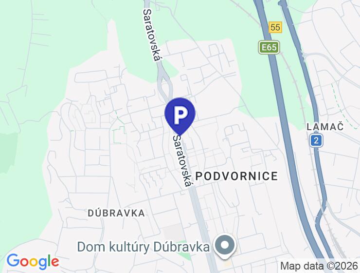 Na predaj vnútorné parkovacie státie na Saratovskej ulici
