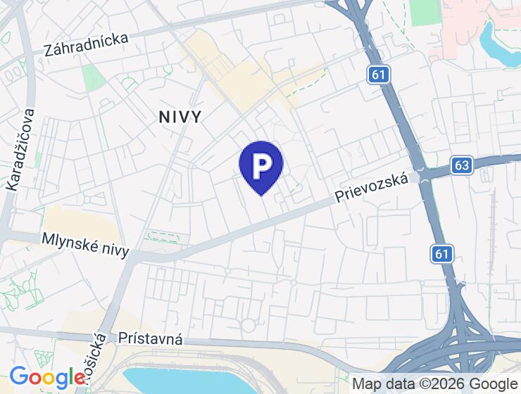 Na predaj vonkajšie parkovacie miesto na Liptovskej ulici