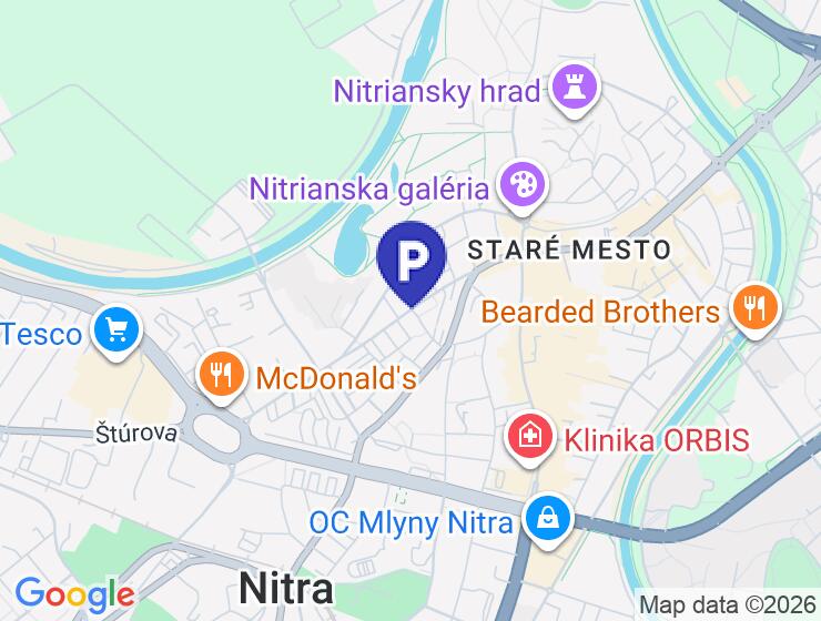 Na prenájom murovaná garáž v centre Nitry