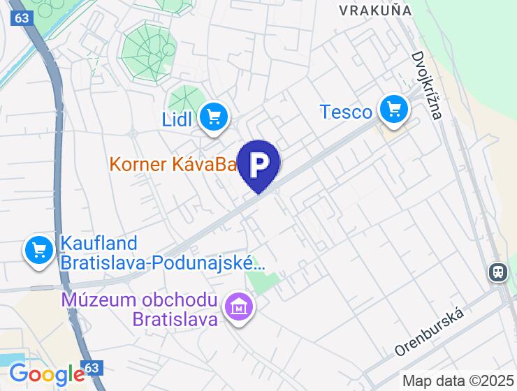 Na prenájom samostatná garáž na Kazanskej ulici s elektrinou
