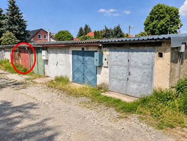 Predaj garáže v Komárne, Veľký rad – 18m2 s elektrinou