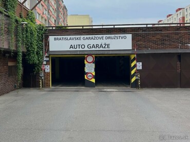 Prenájom vnútorného parkovacieho miesta v garážovom dome