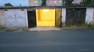 Prenájom garáže na Rúbanisku II s prístupom k elektrine 400V