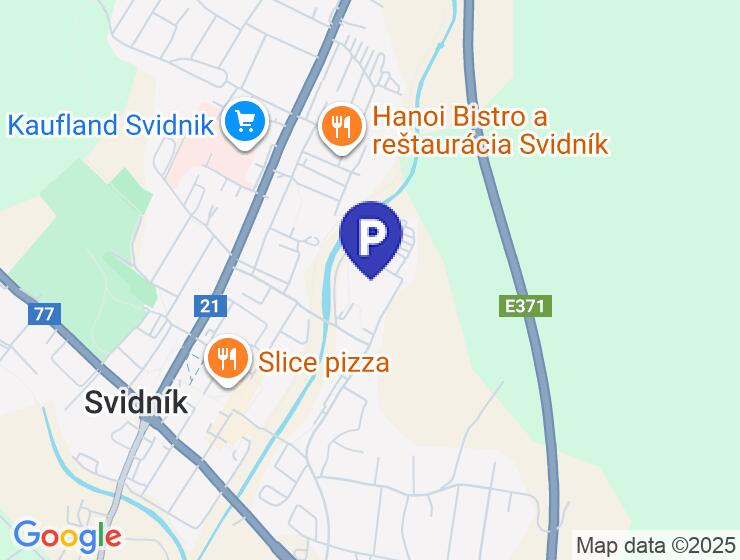 Novostavba garáže 23 m² na Karpatskej ulici, Svidník