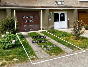 Prenájom priestrannej garáže s parkovacím miestom v Nitre – Čermáň