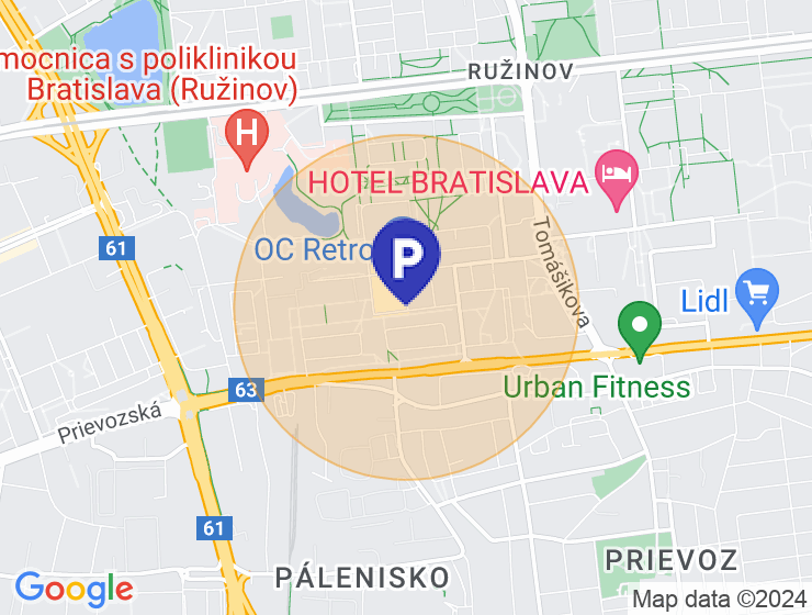 Hľadám - Parking OC Retro Ružinov