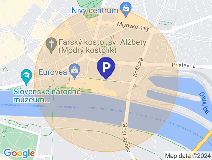 Parking Pribinova, BA