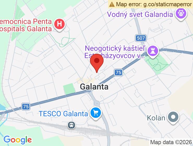 Parkovacie miesta na prenájom v centre Galanty