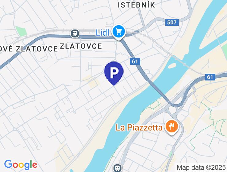 Parkovacie miesta na prenájom v Trenčíne na Piešťanskej ulici