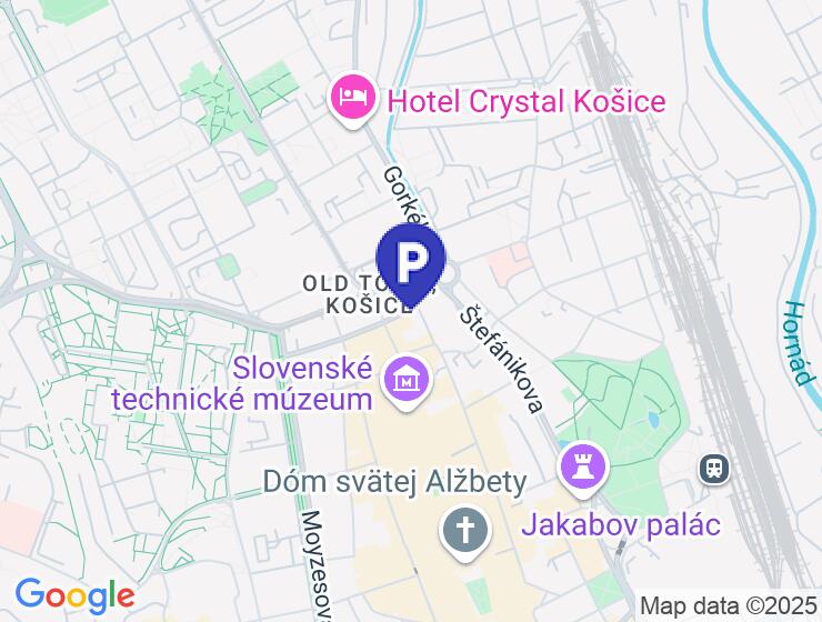 Parkovacie miesto - Košice centrum