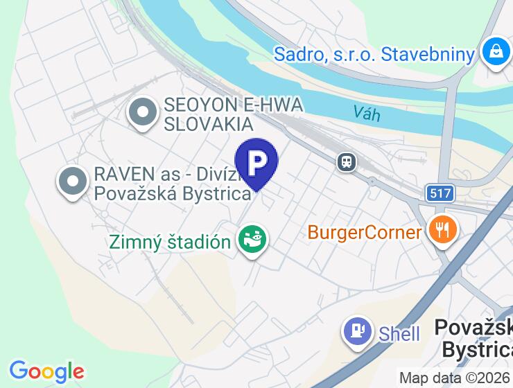 Parkovacie miesto na Mládežníckej ulici na prenájom