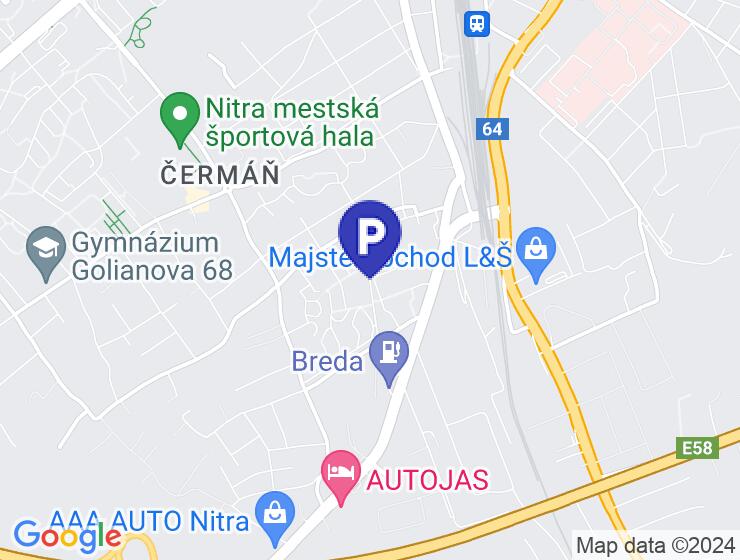 Parkovacie miesto na predaj - Potravinárska, Nitra - Čermáň (Dúhové Bývanie)