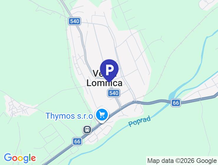 Parkovacie miesto na predaj v Apartmánoch Lomnica
