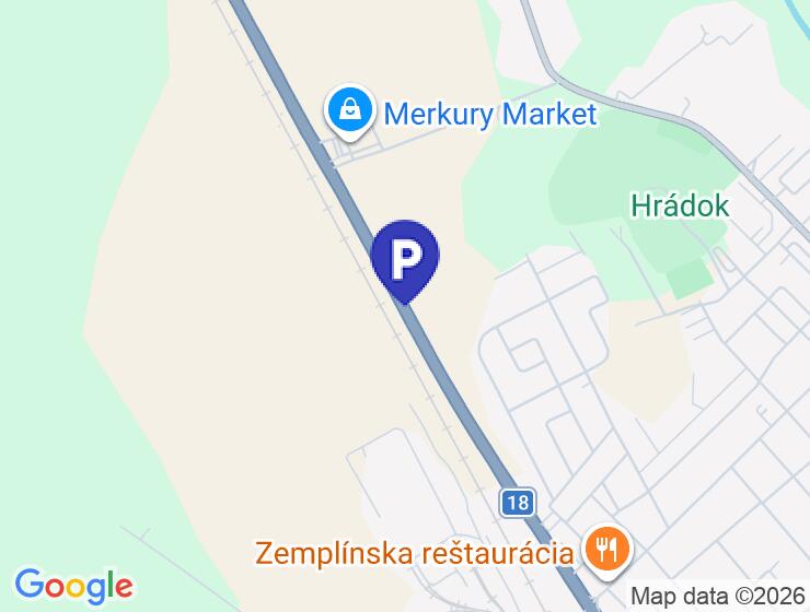 Parkovacie miesto na predaj v novostavbe na Humenskej ulici, Michalovce