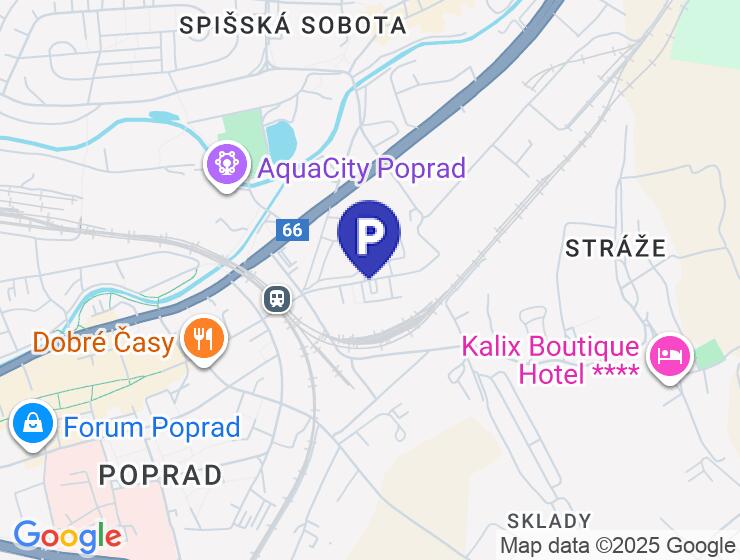 Parkovacie miesto na predaj v širšom centre Popradu