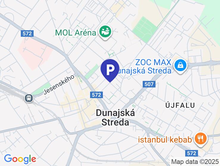 Parkovacie miesto na predaj v uzamknutom dvore v Dunajskej Strede