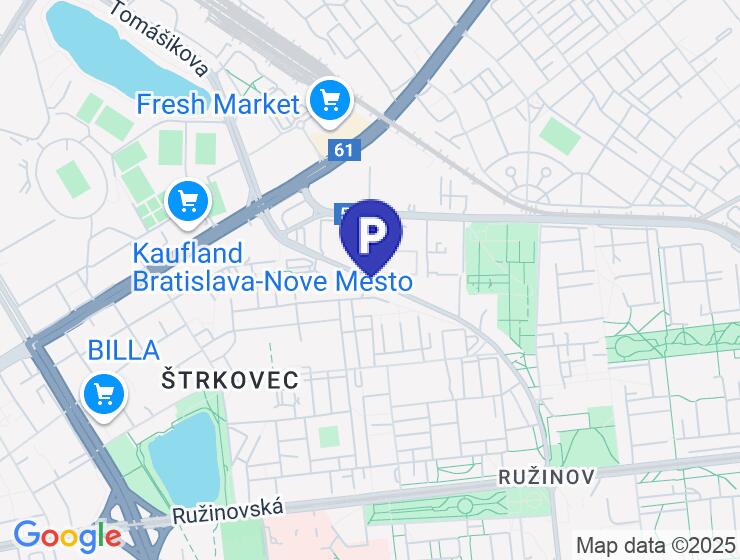 PARKOVACIE MIESTO NA PRENÁJOM - BRATISLAVA II