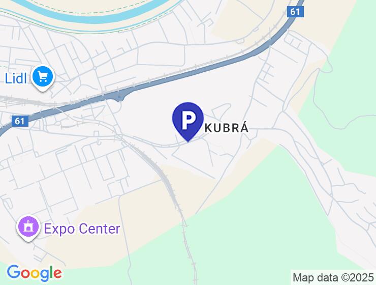 Parkovacie miesto na prenájom na ulici Kubranská