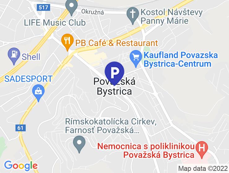 Parkovacie miesto na prenájom, Považská Bystrica