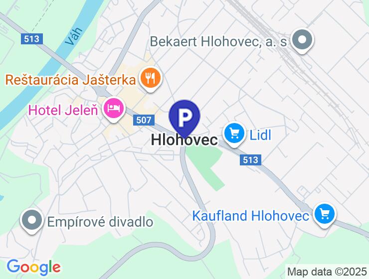 Parkovacie miesto na prenájom pri obytnom dome Nový Hlohovec